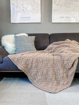 Strickanleitung Minto Strickdecke