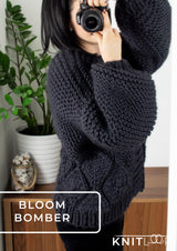 Strickanleitung Bloom Bomber