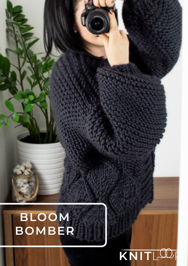 Strickanleitung Bloom Bomber